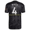 Original Fußballtrikot Arsenal White 4 Auswärtstrikot 2022-23 Für Herren